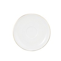 Seltmann Weiden Amina Weiß Goldrand Kombi-Untertasse Groß 16 Cm