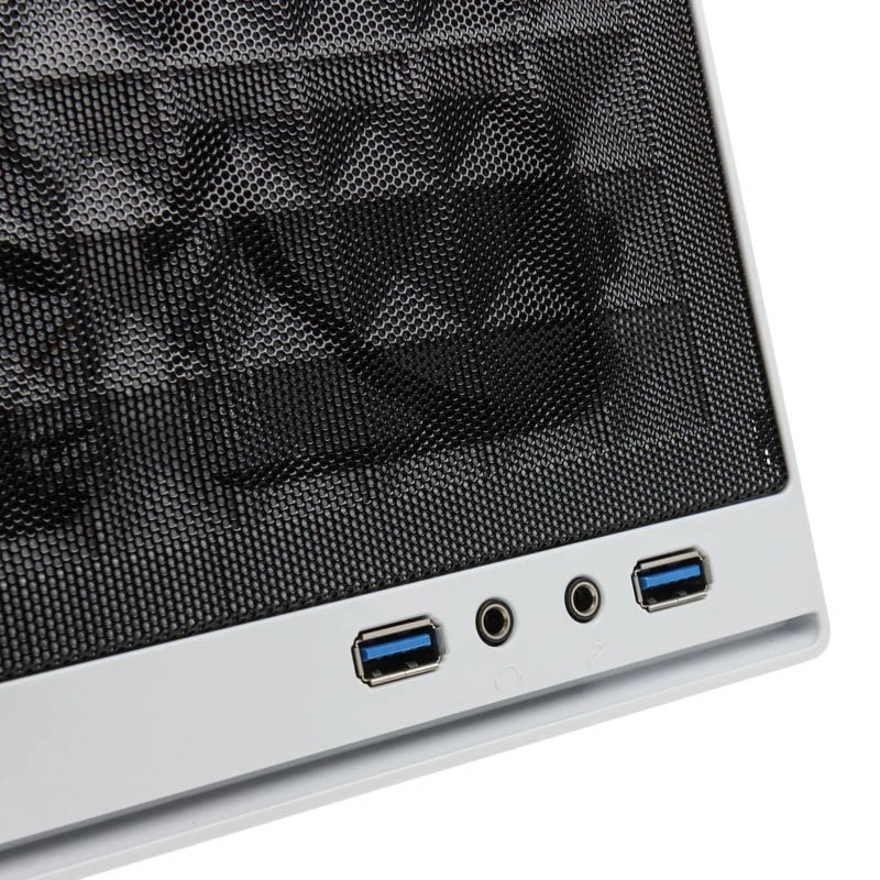 SilverStone SG13 Mini Tower PC Nero Bianco Mini-ATX Mini-DTX SST-SG13WB - Immagine 4 di 4