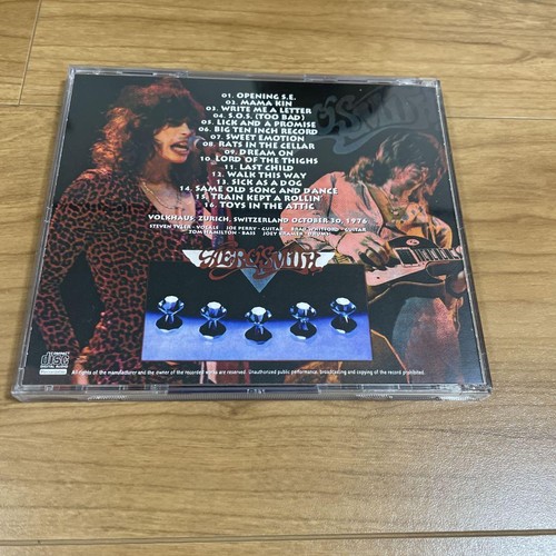 Aerosmith Swedish Rocks 1976 Live CD, Zürich Konzert, seltenes Sammlerstück - Bild 3 von 3