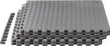 24SQFT-120SQFT Puzzle Exercise Mat for Home Gym, EVA Interlocking Foam Floor Til