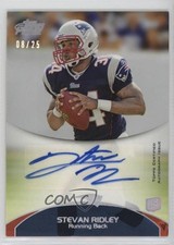 2011 Topps Prime Silver Rainbow Rookie Auto /25 Stevan Ridley #114 Auto 01l2