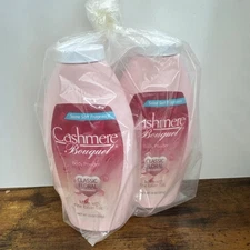 TWO Cashmere Bouquet Body Powder Classic Floral 10 oz Fine Italian Talc RARE!