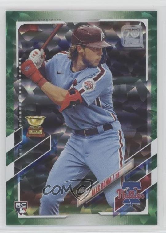 2021 Topps Green 281/499 Alec Bohm #277 0j7y