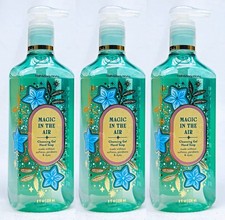 3 Bath  Body Works MAGIC IN THE AIR Cleansing Gel Hand Soap 8.0 oz