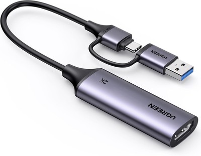 Video Capture Card, USB 3.0 HDMI auf USB C/A Videoaufnahmekarte, 4K Eingang u...