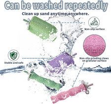 4PCS Bird Beak Grinding Stone,Bird Parrot Cage Perch Stand Platform Foot Claw...