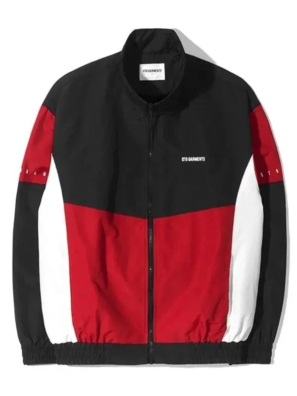 Mens Waterproof Windproof Colour Block Jacket Youth Fashion V-Neck Windbreaker
Opens in a new window
