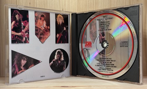 Ratt Invasion Of Your Privacy (CD) US Made W/Original German Glass Master, NM - Picture 5 of 10