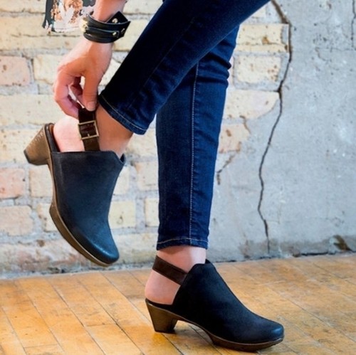 Naot Upgrade Suede Oily Nite Slingback Booties New Size 41 EU - Picture 1 of 13