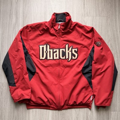 D-backs マジェスティック THERMA BASE ダイヤモンドバックス Arizona Diamondbacks Majestic Jacket Men's Large Therma Base Red