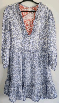 alix of bohemia dress sale Alix Of Bohemia Dress Lorelei Size Medium Blue/white