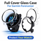 For Garmin Forerunner 265 955 965 970 165 Case Glass Cover Screen Protector