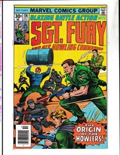 SGT. Fury #136 (1976) His Howling Commandos, Stan Lee, Roy Thomas Marvel Comics