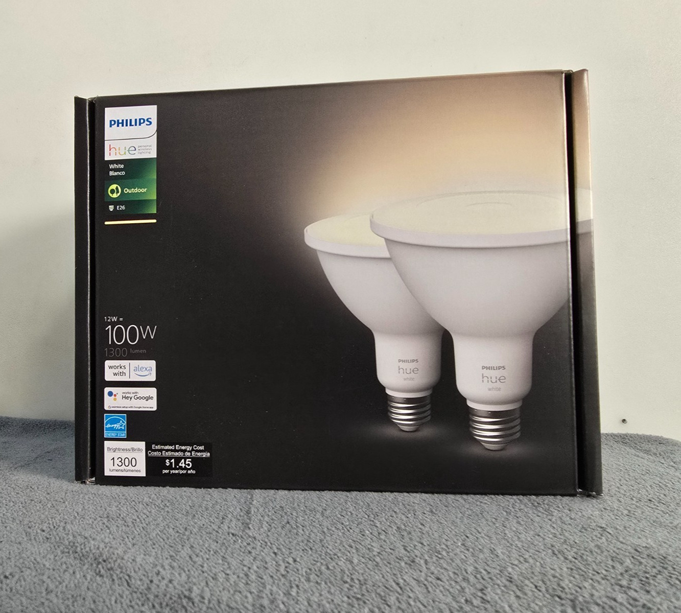Philips 100-Watt Equivalent PAR38 Smart Waterproof Soft Whit