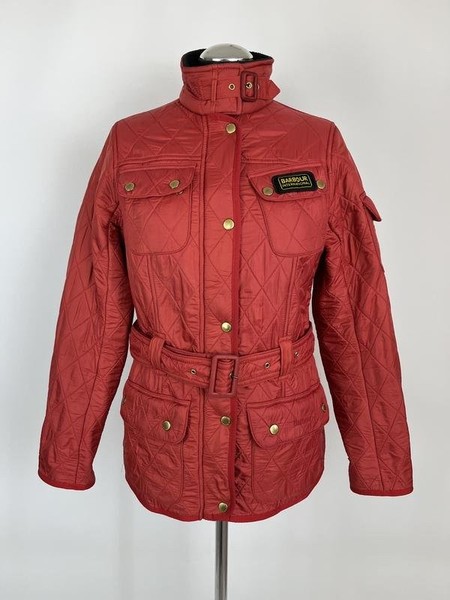 Women Barbour Jacket Red 36 / S / 44