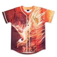 Illenium Official Fallen Embers Tour Baseball Jersey 3 Phoenix Fire Size Medium