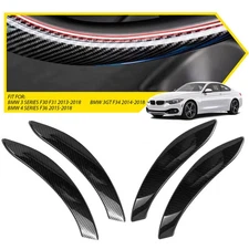 4X Carbon Fiber Interior Door Pull Handle Cover Fit BMW 3 4 Series F30 F31 13-18