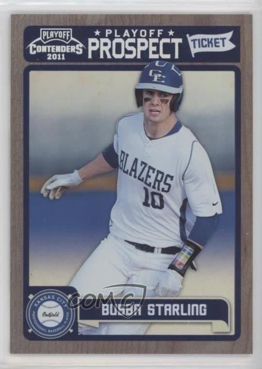 2011 Playoff Contenders Prospect Tickets /99 Bubba Starling #RT5 te2