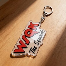 STRANGER THINGS Keychain Bag Charm WSQK THE SQUAWK Netflix Season 5 Robin RARE
