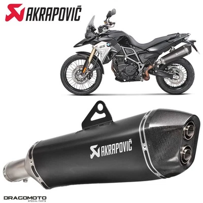 Pot échappement BMW F 800 GS ABS Adventure 2014-2017 AKRAPOVIC Titane Noir S-... - Photo 1/4