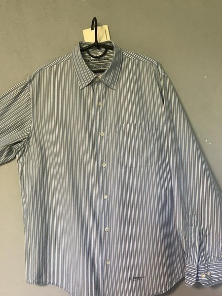 Men Banana Republic Shirt White Cotton 38 / M / 46 #5OBT
