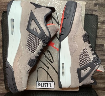 Air Jordan 4 Retro Taupe Haze Infrared DB0732-200 Men's Size 10.5
