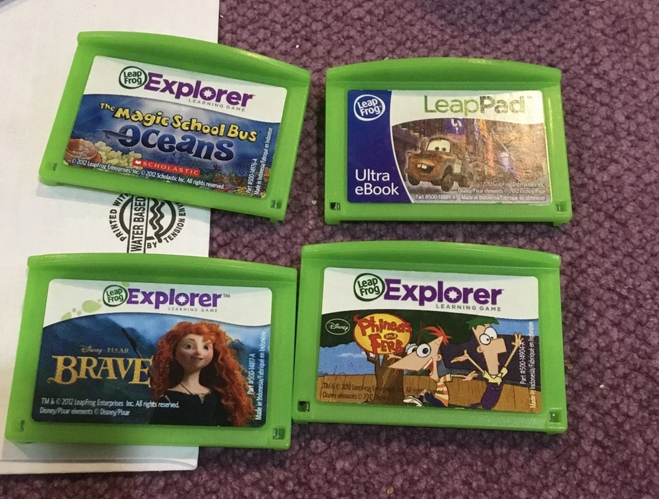 Leapfrog LeapPad Explorer 4 Games LOT Learning Cartridges - Image 4 of 4