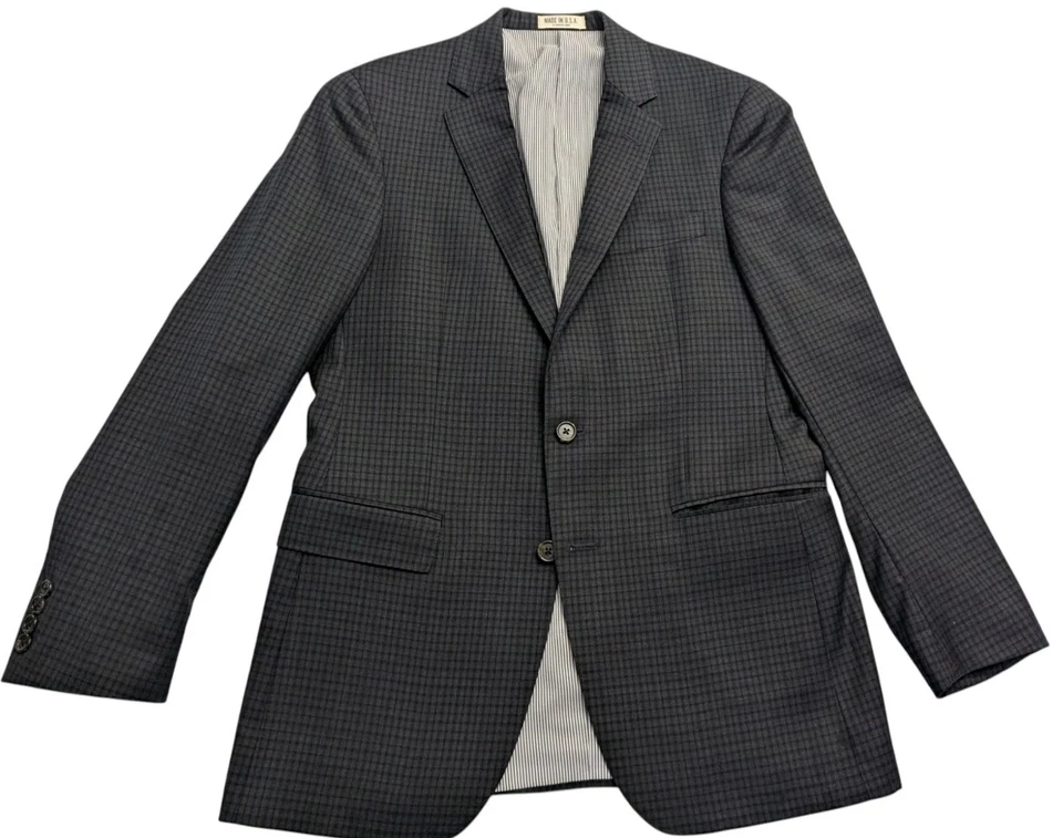 Blazer Abrigo Deportivo Traje Chaqueta Todd Snyder 36R Gris Cuadros Mayfair 100% Lana Para Hombre Foto 3 de 4