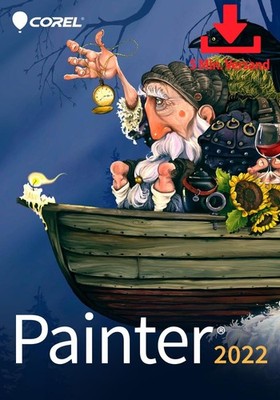 COREL Painter 2022 Vollversion DE/EN/FR (1 Device - perpetual) ESD Bild Video Au