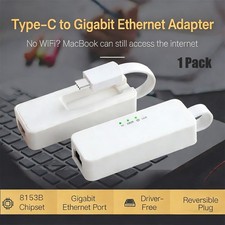 USB-C 3.1 Gigabit Lan Ethernet RJ45 1000Mbps Network Adapter for Mac,MacBook Pro