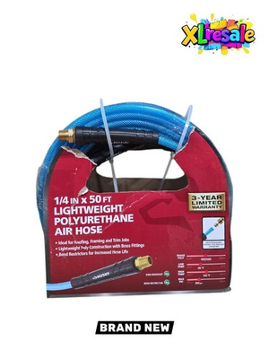 #ad Husky 1 4 in X 50 ft Polyurethane Air Hose Lightweight Kink Resistant 300 PSI $21.21