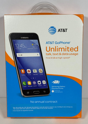 Samsung Galaxy Express Prime AT&T GoPhone 4G LTE Android Smartphone NEW SEALED