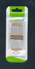 10 pcs  Carbon Film 1/2  watt 5% resistors 1/2W .  You pick Value 0.47-470K Ohms