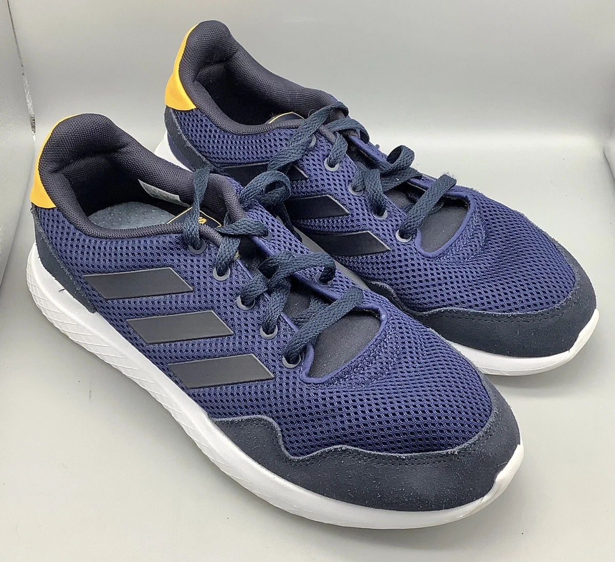 Afhankelijkheid Haven buitenaards wezen Adidas Archivo Men's Dark Blue/Active Gold Running Shoe (9 1/2) New #EF0435  | eBay