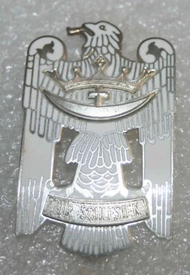 Schlesischer Adler, weiß emailliert - Bild 1 von 2