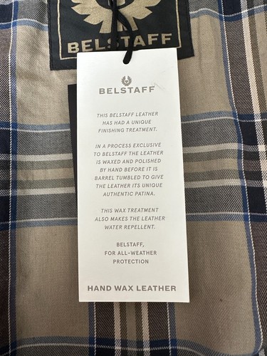 New Belstaff Iconic Trialmaster Panther Leather Field Jacket Coat - IT 36 US 2 - Picture 14 of 21