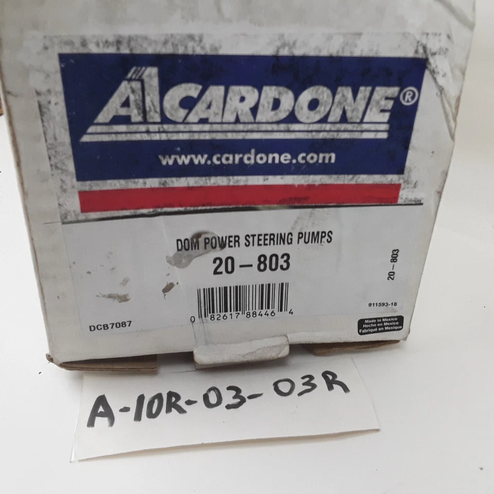 Bomba de dirección asistida Cardone 20-803 para Chevrolet, Pontiac, Suzuki 1,6 L 2009-2011 Foto 4 de 4