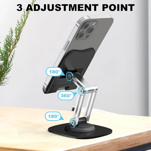 Verstellbarer Handy Ständer Halter Schreibtisch Dock Halterung passt iPad iPhone Kindle Tablet - Bild 3 von 9