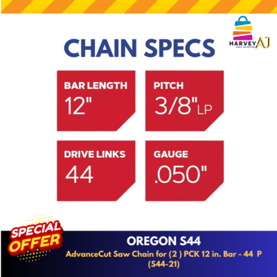 Oregon Chainsaw Chain YUNMEIYI 3 Pack S56 AdvanceCut 16 Inch Chainsaw ...