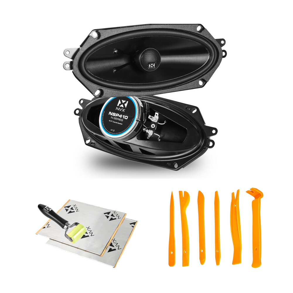Автомобильные коаксиальные колонки NVX NSP410 160 Вт RMS 4x10 с аксессуарами 1319000₽