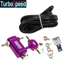 Purple Adjustable 1-30 PSI Racing Manual Mechanical Turbo Boost Controller Kit