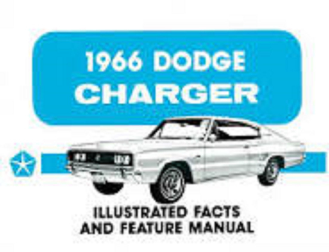 DODGE CHARGER 1966-1974 の雑誌 Dodge Charger first generation 1966 to 1967 evolution poster