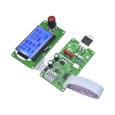 40A Digital LCD Double Pulse Encoder Spot Welder Machine Time Control Module