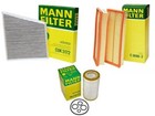 Mann Oil Air Carbon Cabin Filter Kit for Mercedes W211 W219 E320 E350 E500 E550