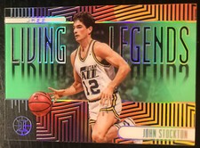 2019-20 Illusions Living Legends Emerald #14 John Stockton