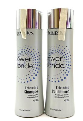 Scruples Power Blonde Enhancing Shampoo & Conditioner 8.5 oz Duo