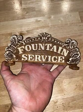 Coca Cola Cash Register Sign Metal Plaque Patina Soda Diet Coke Collector Decor