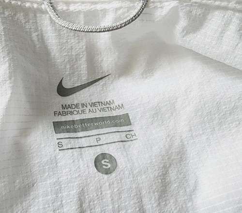 Chaqueta Reflectante Nike Blanca Transparente Run Imposiblemente Ligera con Cremallera Completa con Capucha Pequeña - Imagen 6 de 7