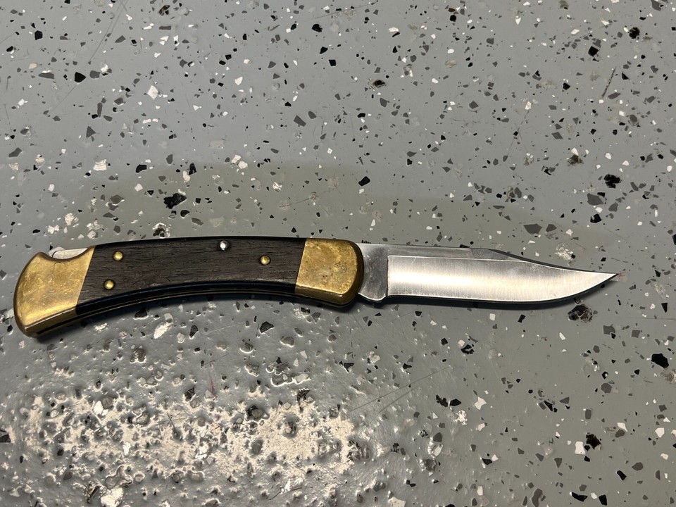 2021 Buck 110 Folding Hunter Lock Blade Pocket Knife Very Good eBay