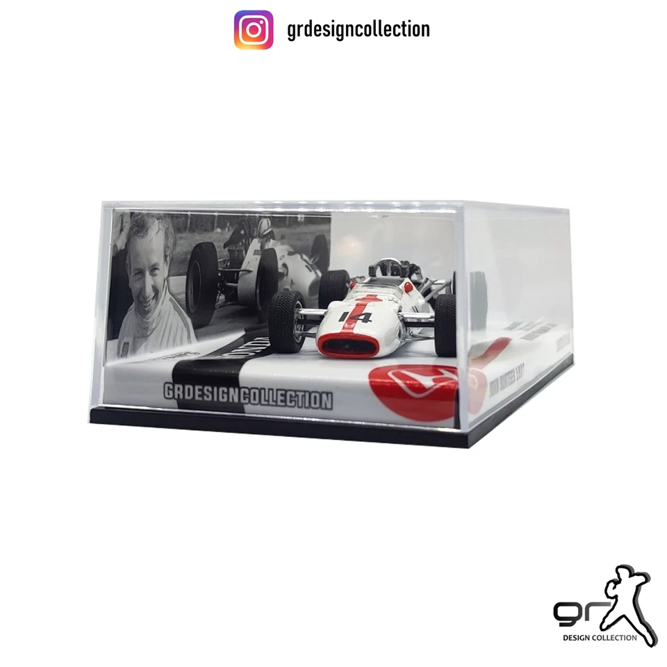 John Surtees - Honda RA300 - F1 Winner Italian GP 1967 / Altaya - IXO / 1:43 - Immagine 4 di 4